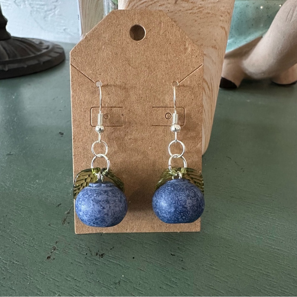 Blueberry Dangle Earrings